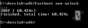 fastboot oem unlock waiting for any device